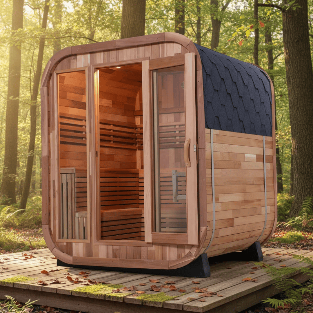 Handmade White Pine Sauna