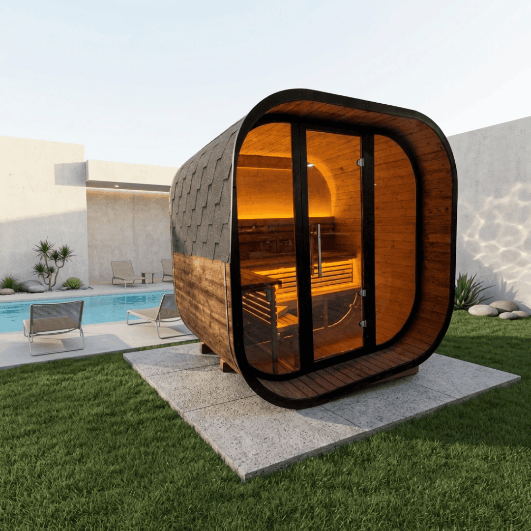 Handmade White Pine Sauna