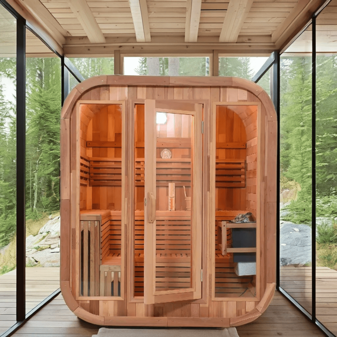 Handmade White Pine Sauna