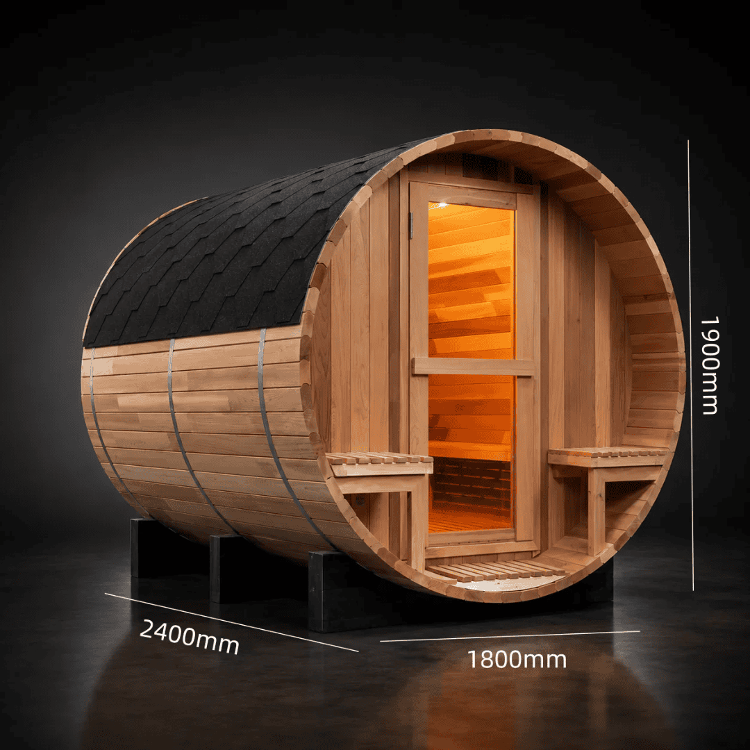 Handmade Red Cedar Electric Heat Sauna
