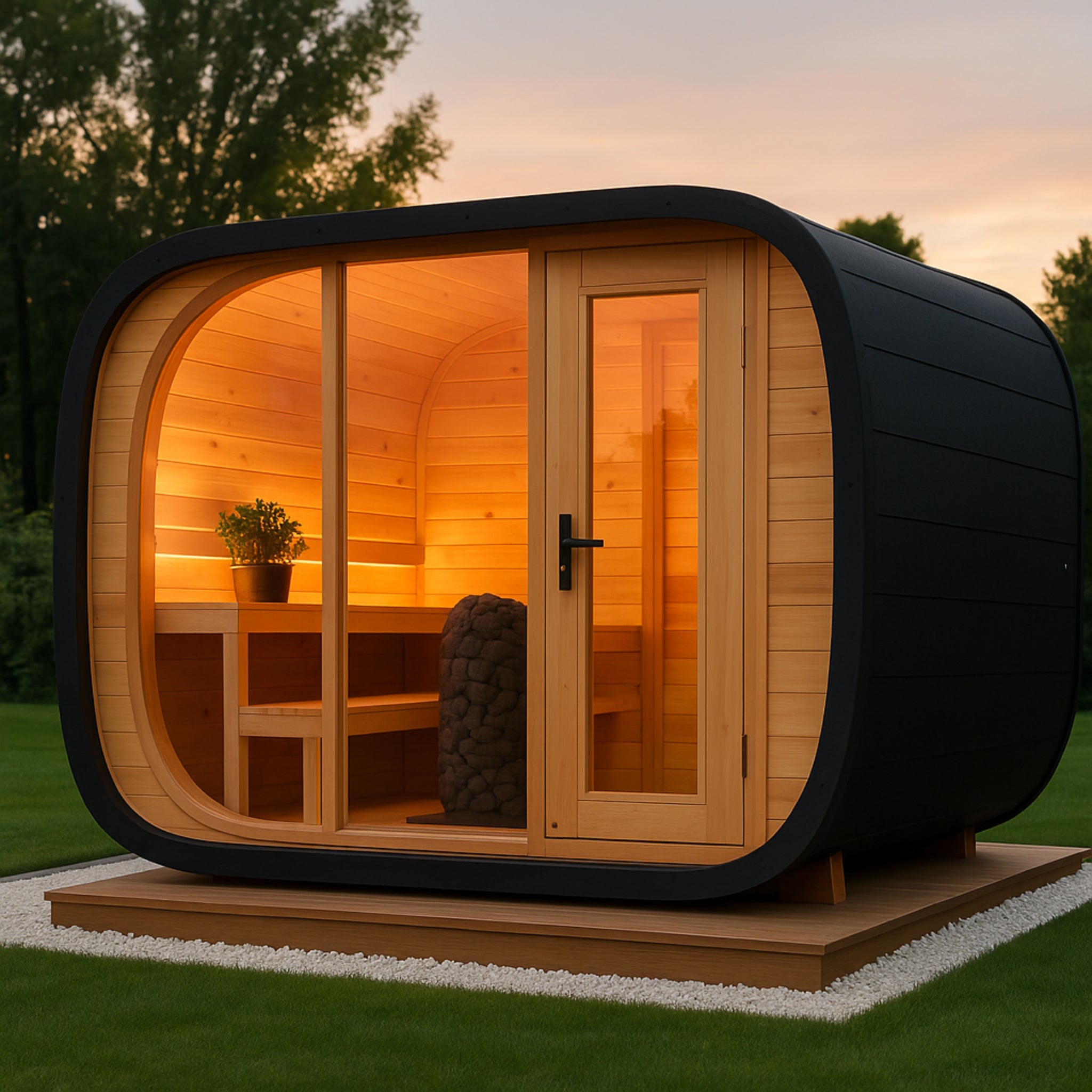 VelaTherm Orbit Pod Outdoor Sauna