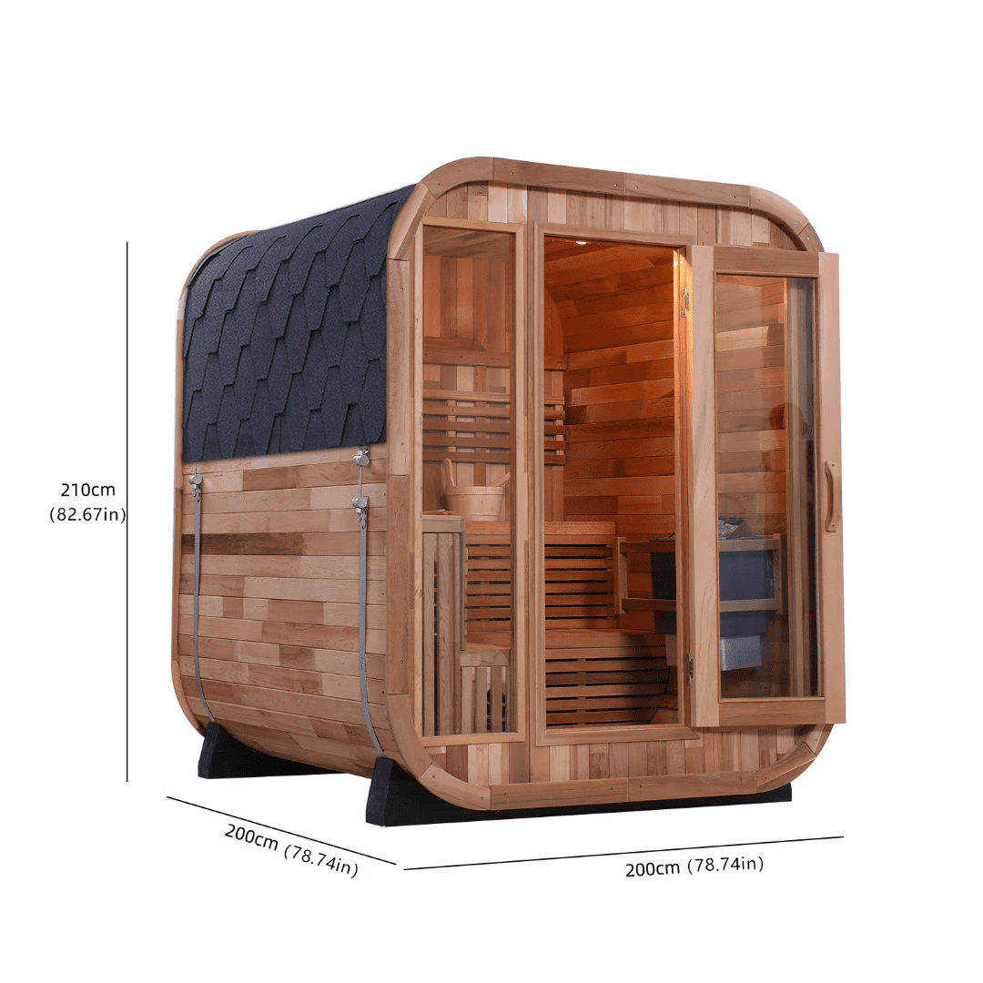 Handmade White Pine Sauna